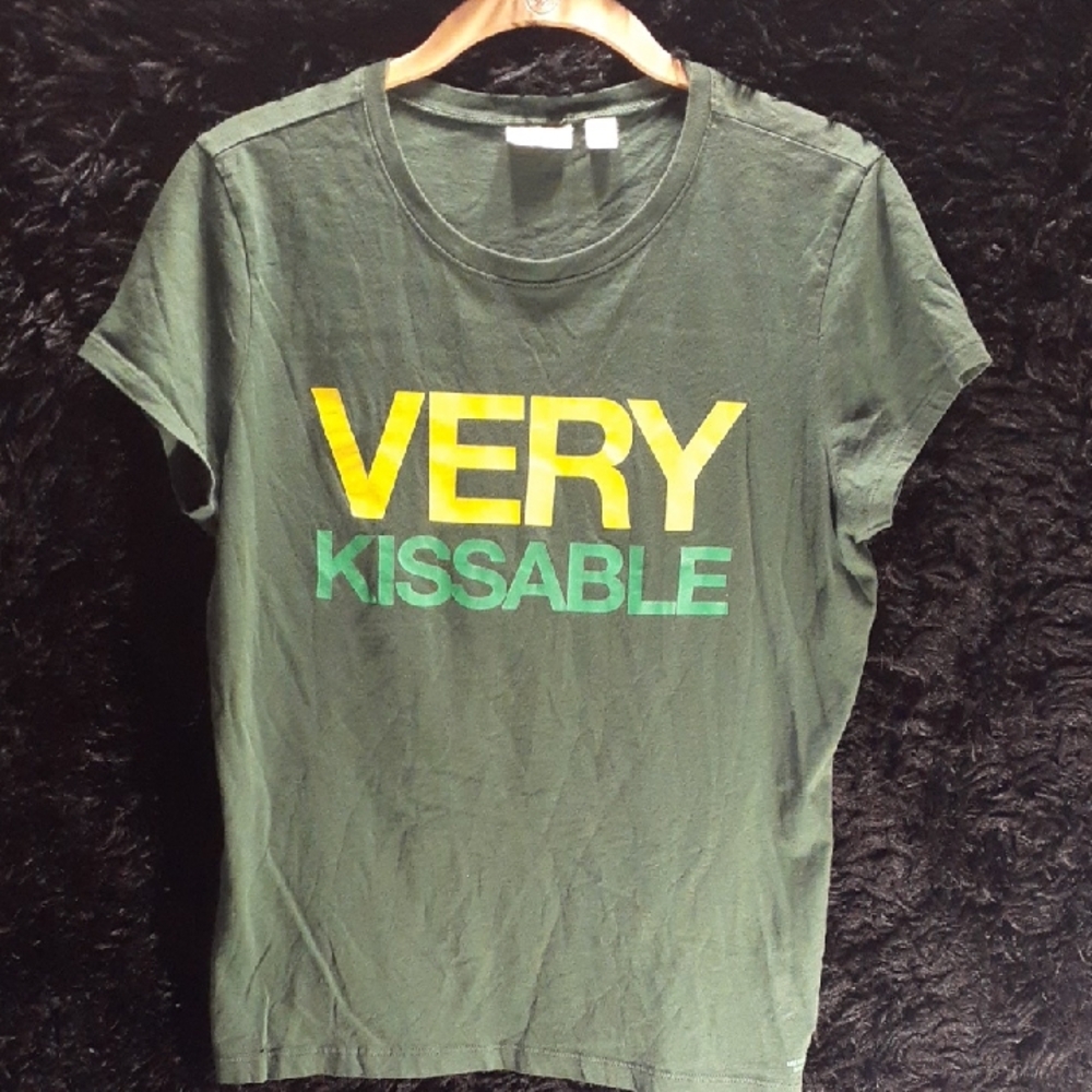 American Eagle Outfitters Dark Green Tee